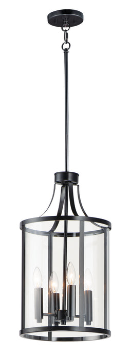 Maxim 25253CLBK Four Light Pendant, Black