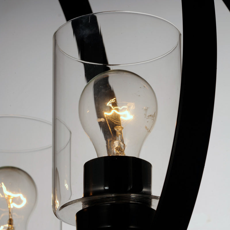 Maxim 25254CLBK Three Light Pendant, Black