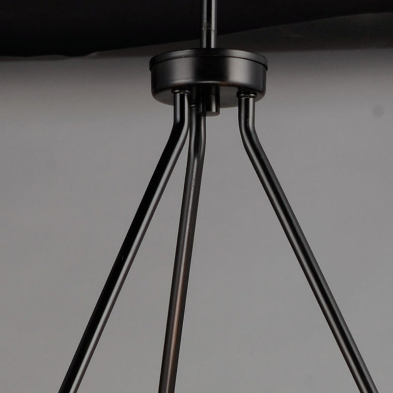 Maxim 25255CLBK Six Light Chandelier, Black