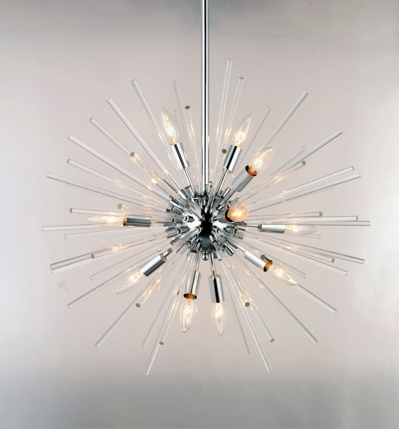 Maxim 28664CLPC 12 Light Pendant, Polished Chrome