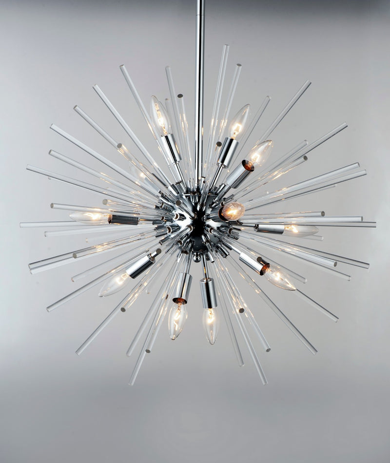 Maxim 28664CLPC 12 Light Pendant, Polished Chrome