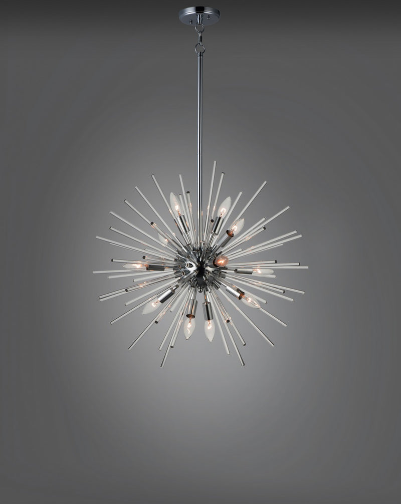 Maxim 28664CLPC 12 Light Pendant, Polished Chrome