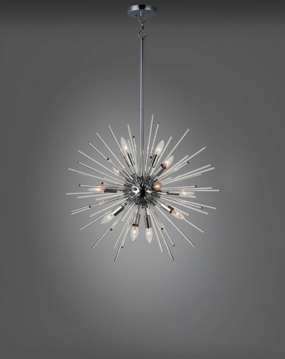 Maxim 28664CLPC 12 Light Pendant, Polished Chrome