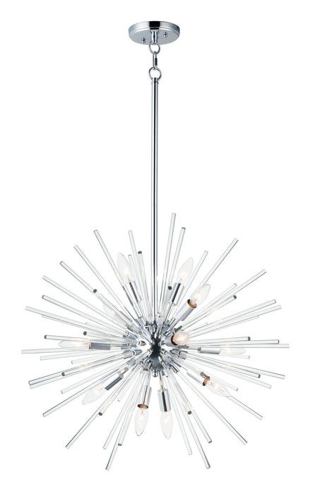 Maxim 28664CLPC 12 Light Pendant, Polished Chrome