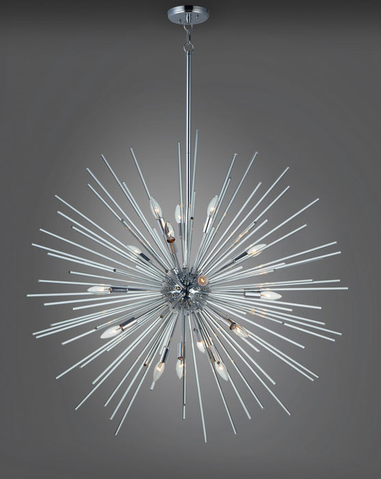 Maxim 28666CLPC 16 Light Pendant, Polished Chrome