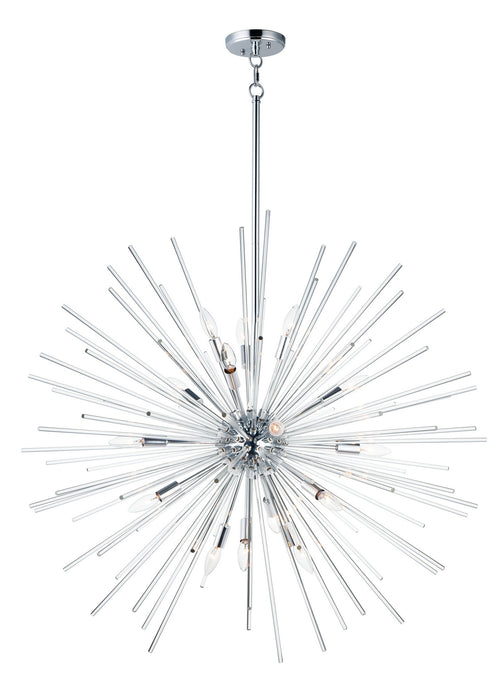 Maxim 28666CLPC 16 Light Pendant, Polished Chrome