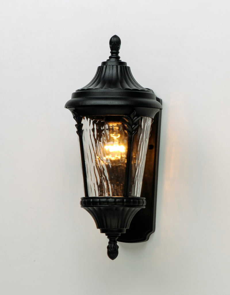 Maxim 3053WGBK One Light Outdoor Wall Lantern, Black