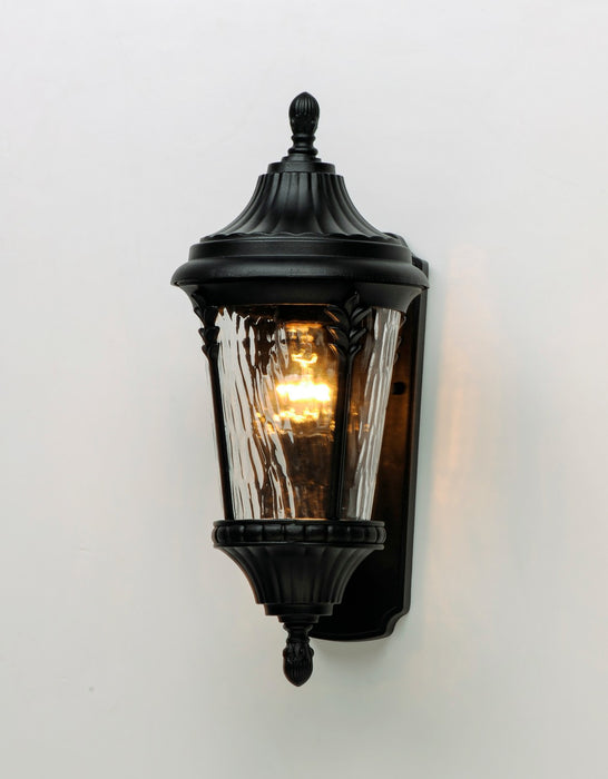 Maxim 3053WGBK One Light Outdoor Wall Lantern, Black