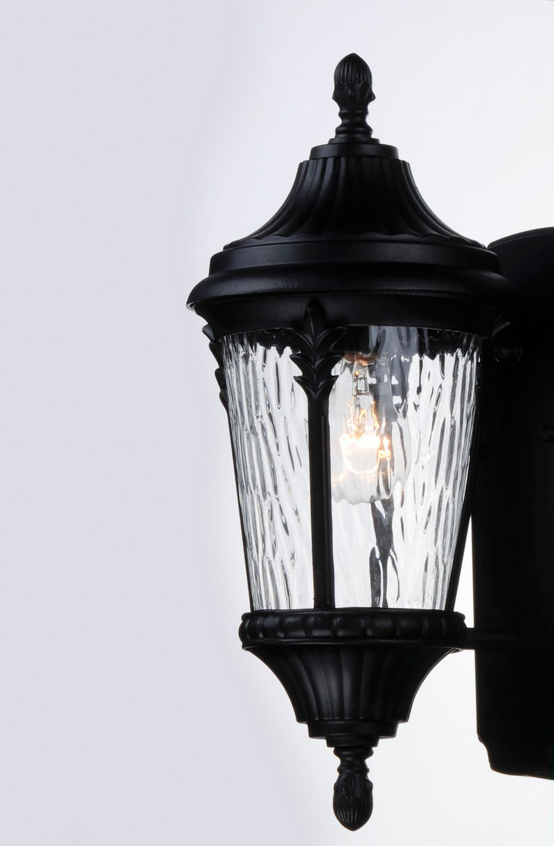 Maxim 3053WGBK One Light Outdoor Wall Lantern, Black