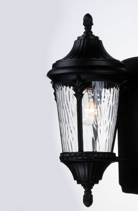 Maxim 3053WGBK One Light Outdoor Wall Lantern, Black