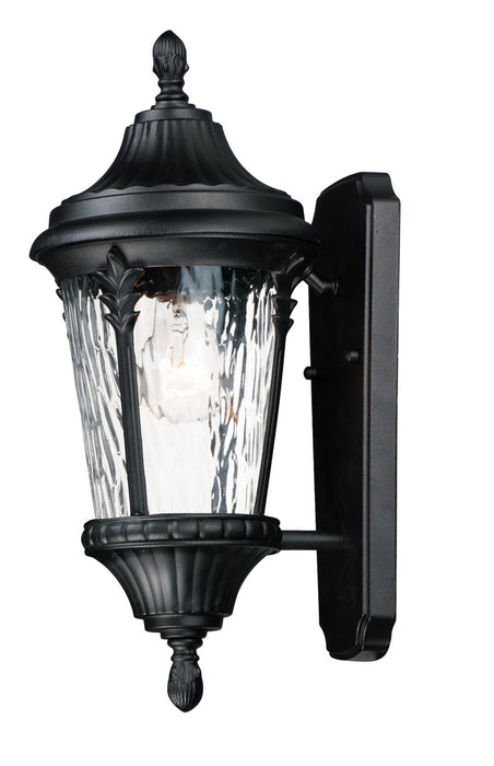 Maxim 3053WGBK One Light Outdoor Wall Lantern, Black