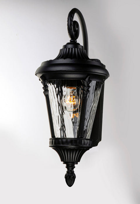 Maxim 3054WGBK One Light Outdoor Wall Lantern, Black
