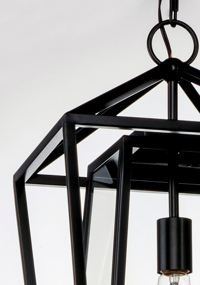 Maxim 3178CLBK One Light Outdoor Hanging Lantern, Black