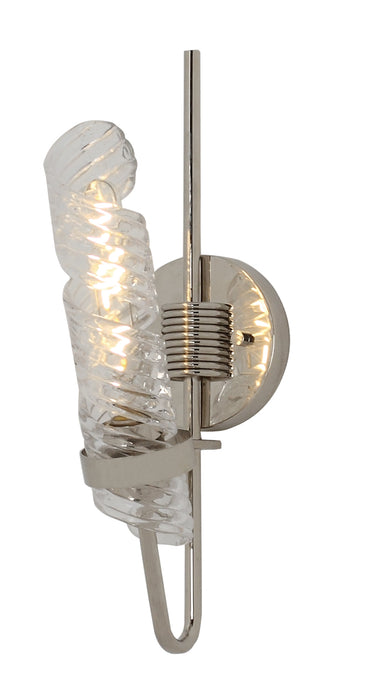 Maxim 39551CLPN One Light Wall Sconce, Polished Nickel