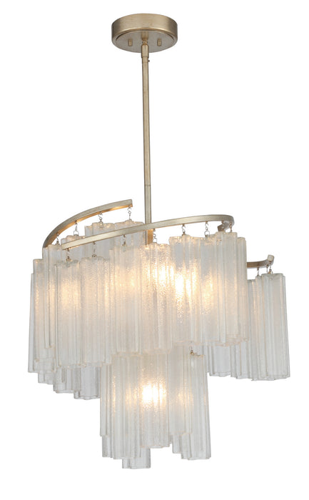 Maxim 39575WFLGS Seven Light Pendant, Golden Silver