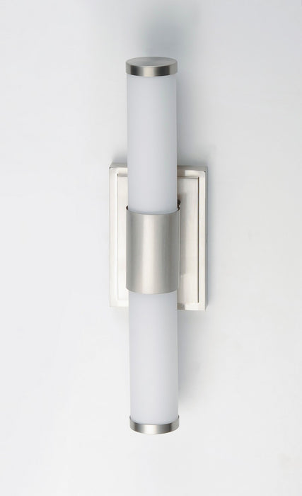 Maxim 52114WTSN LED Bath Vanity, Satin Nickel