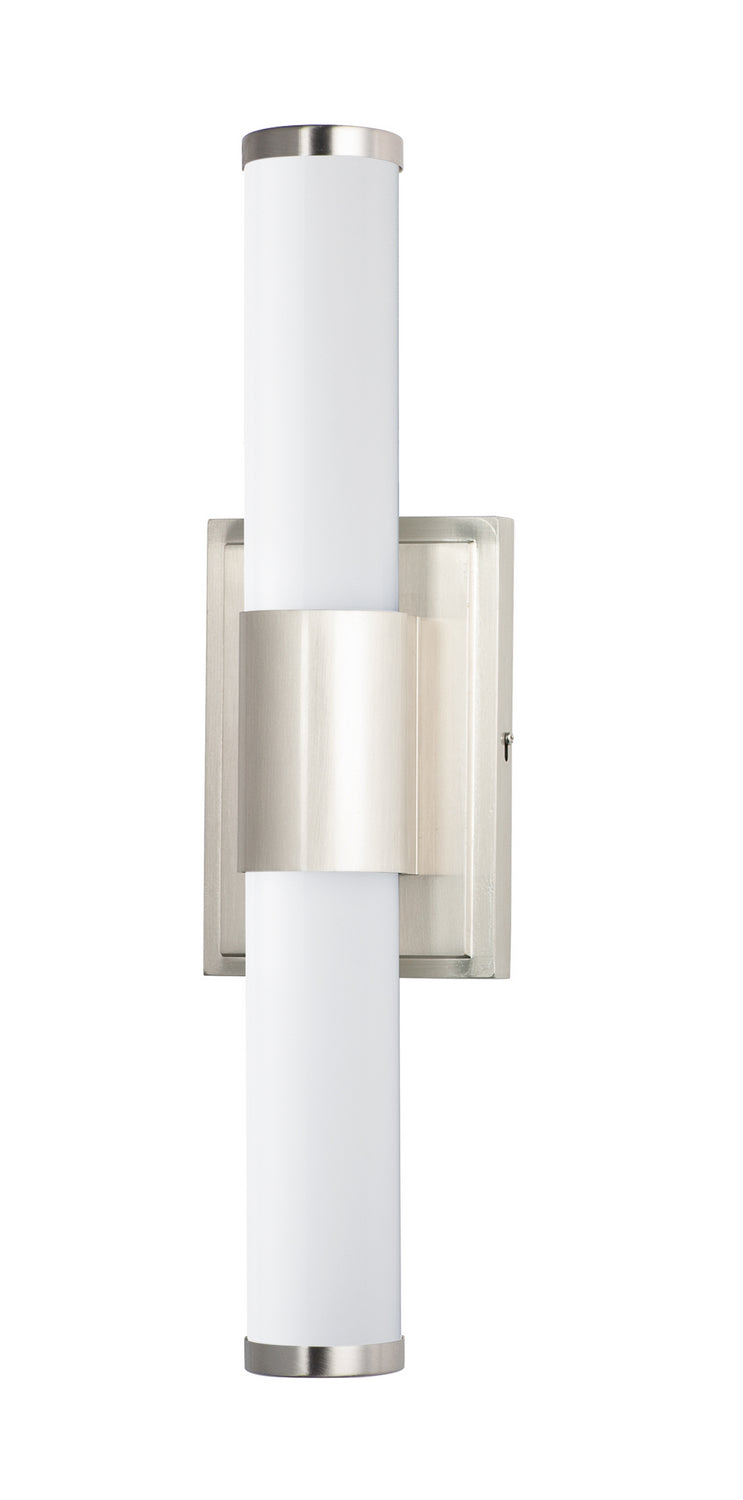 Maxim 52114WTSN LED Bath Vanity, Satin Nickel