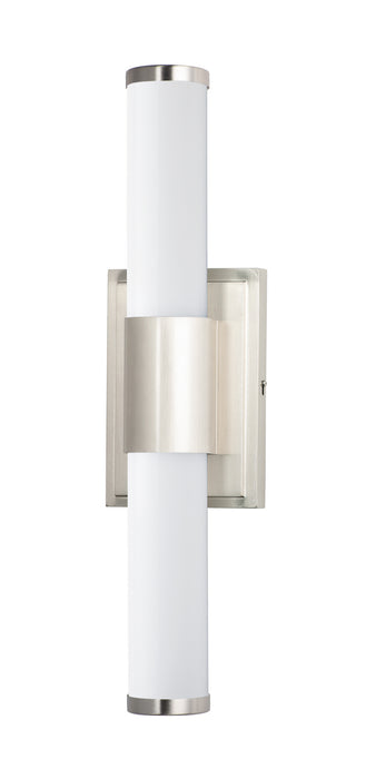 Maxim 52114WTSN LED Bath Vanity, Satin Nickel