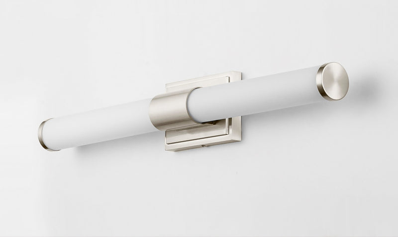 Maxim 52115WTSN LED Bath Vanity, Satin Nickel