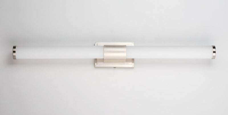 Maxim 52115WTSN LED Bath Vanity, Satin Nickel