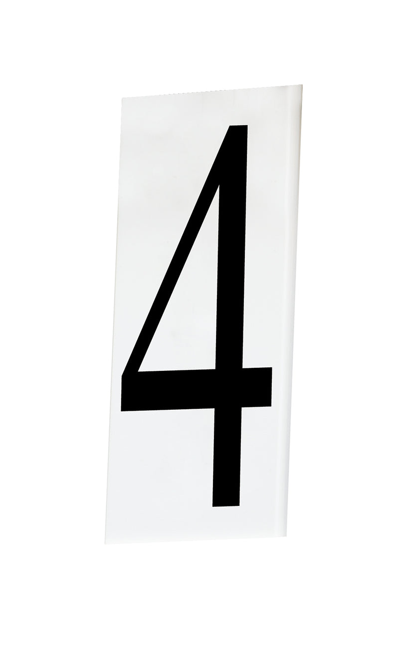 Maxim 53614WT House Number 4, White