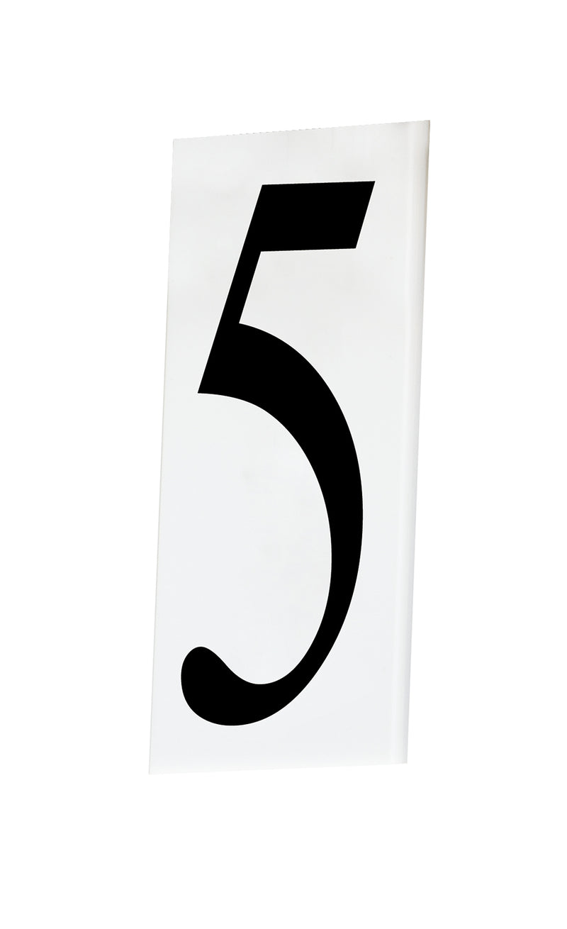 Maxim 53615WT House Number 5, White