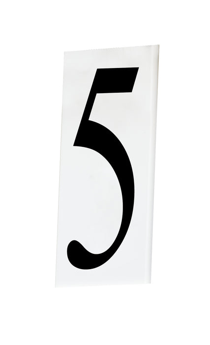 Maxim 53615WT House Number 5, White