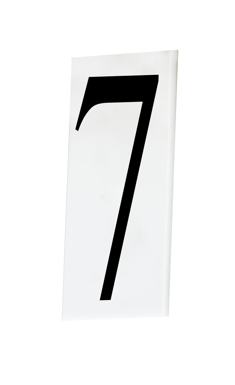 Maxim 53617WT House Number 7, White