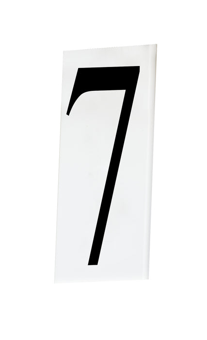 Maxim 53617WT House Number 7, White