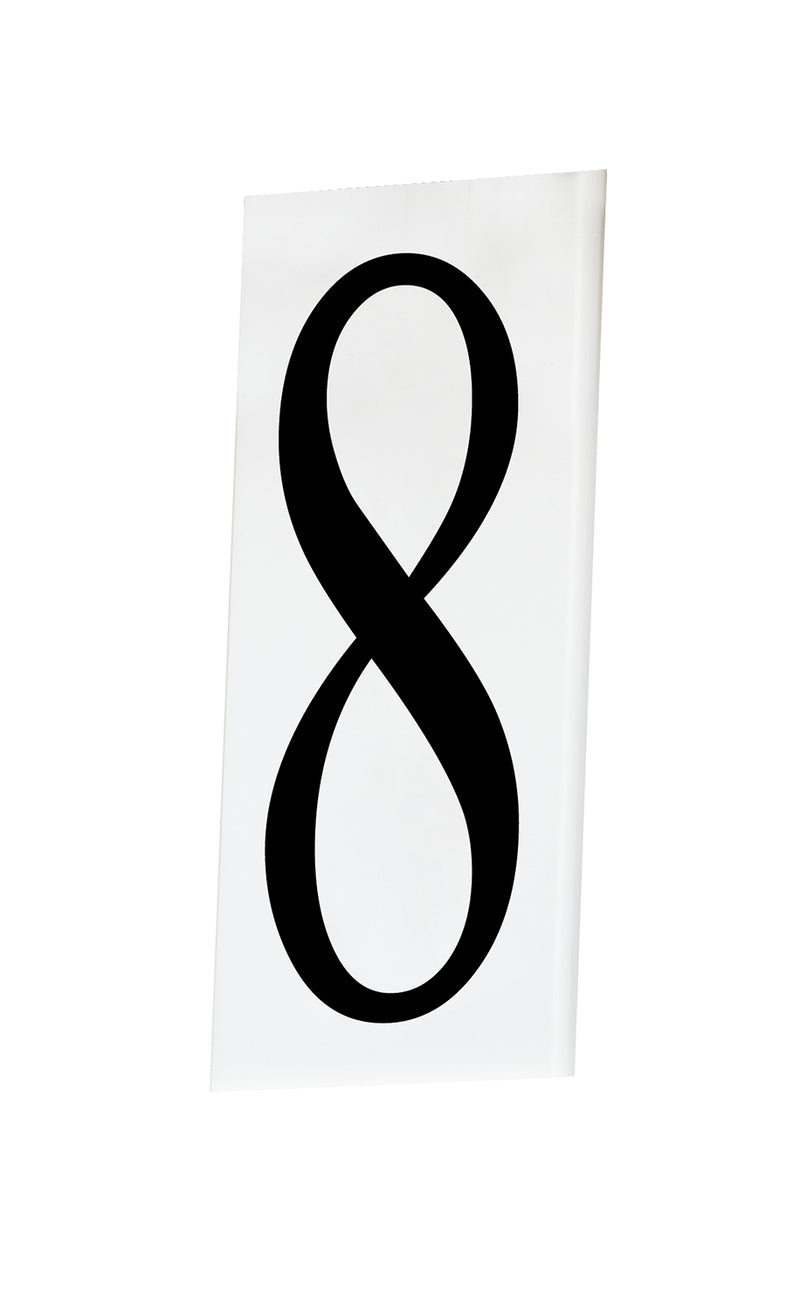 Maxim 53618WT House Number 8, White