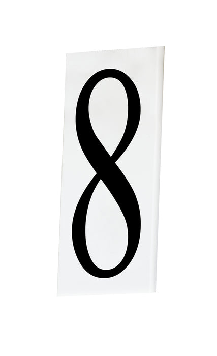 Maxim 53618WT House Number 8, White