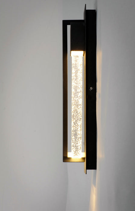 Maxim 56190BGBK LED Outdoor Wall Sconce, Black