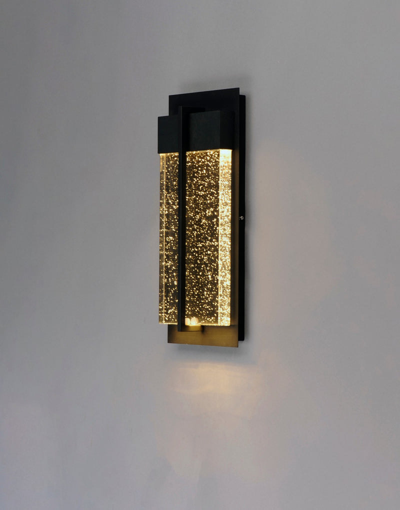 Maxim 56193BGBK LED Outdoor Wall Sconce, Black