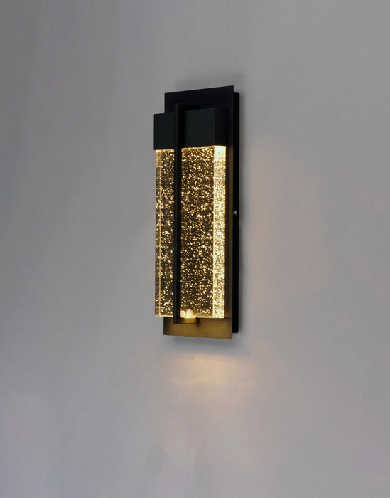 Maxim 56193BGBK LED Outdoor Wall Sconce, Black