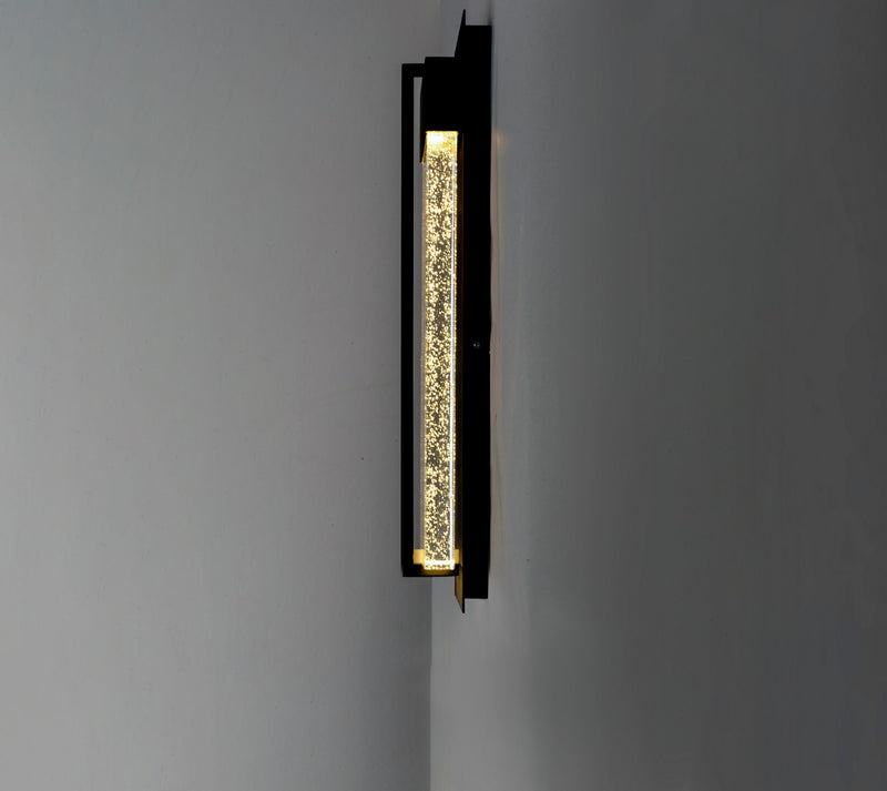 Maxim 56193BGBK LED Outdoor Wall Sconce, Black