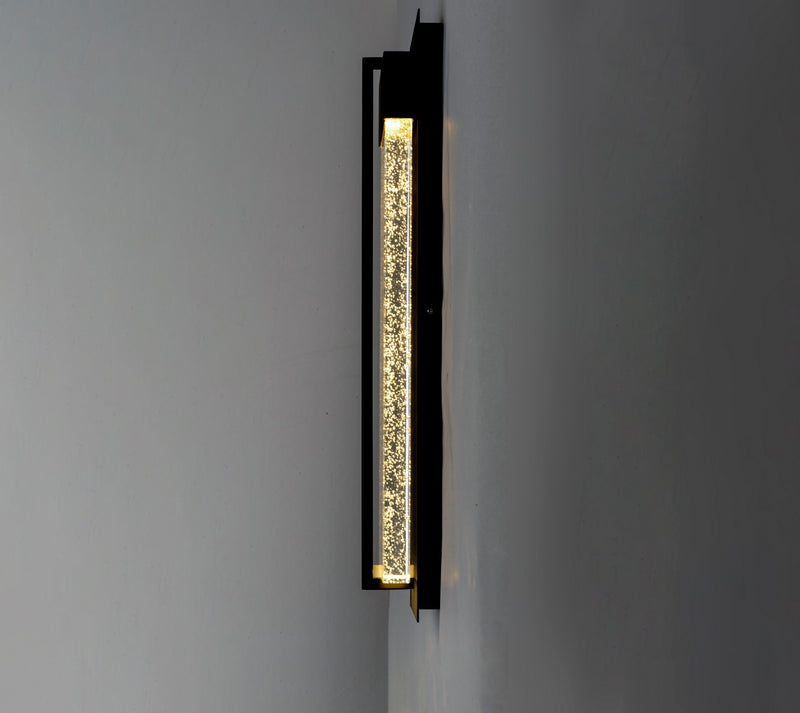 Maxim 56194BGBK LED Outdoor Wall Sconce, Black