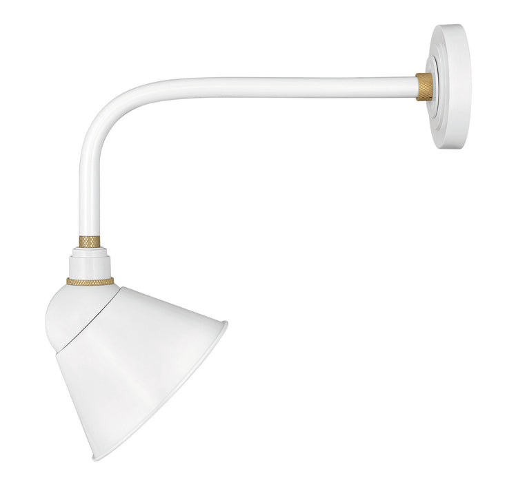 Hinkley 10918GW LED Outdoor Lantern, Gloss White