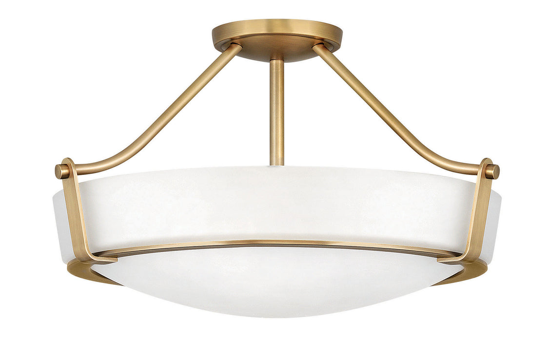 Hinkley 3221HB LED Foyer Pendant, Heritage Brass