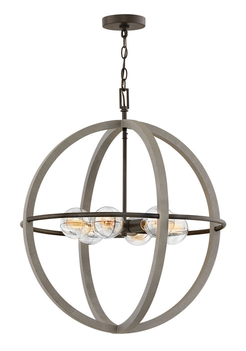 Hinkley 3426DC LED Chandelier, Dark Cement