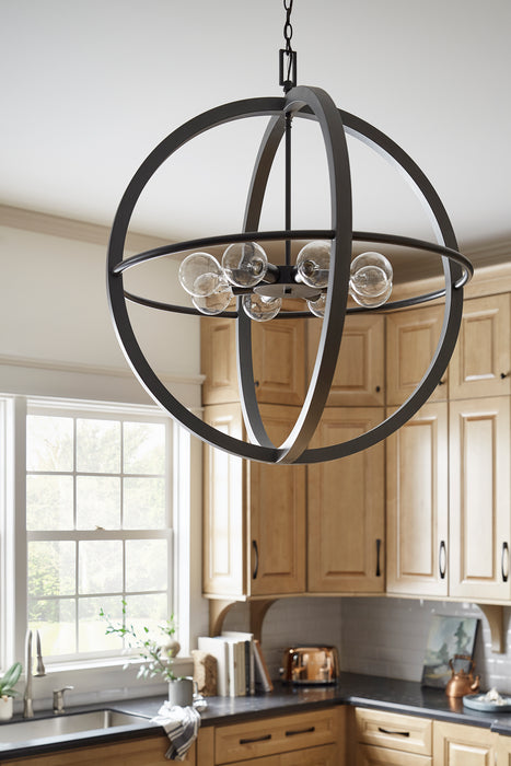 Hinkley 3428DC LED Chandelier, Dark Cement