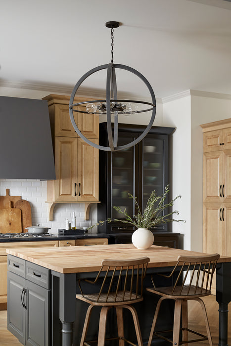 Hinkley 3428DC LED Chandelier, Dark Cement