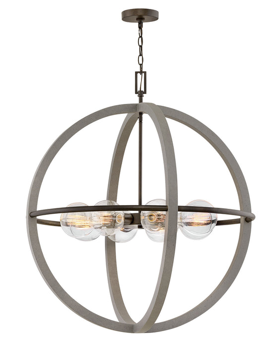 Hinkley 3428DC LED Chandelier, Dark Cement