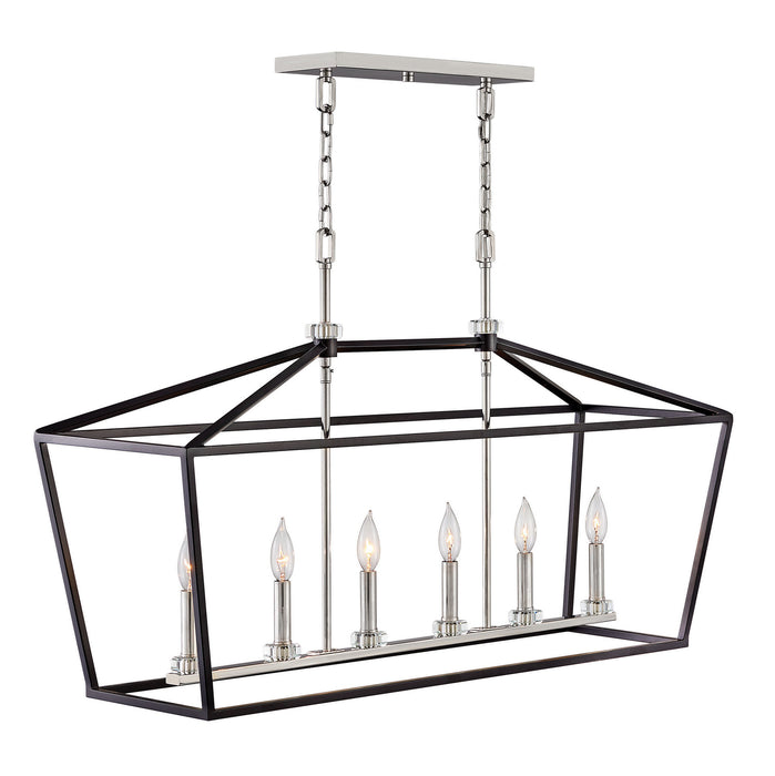 Hinkley 3539BK LED Chandelier, Black