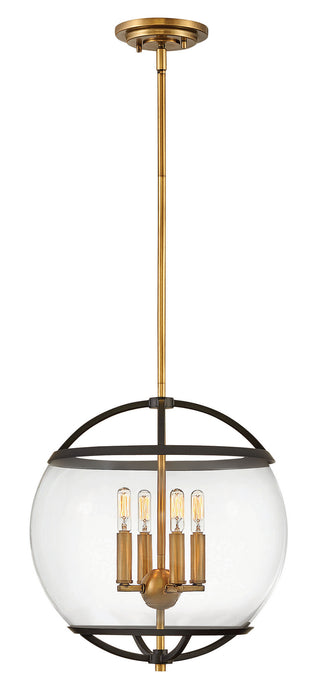 Hinkley 3934BK LED Chandelier, Black
