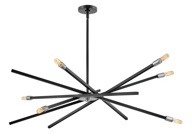 Hinkley 4766SK LED Chandelier, Satin Black