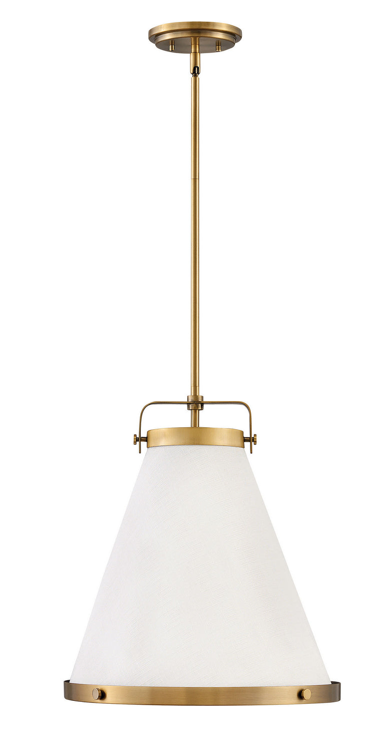 Hinkley 4993LCB LED Pendant, Lacquered Brass