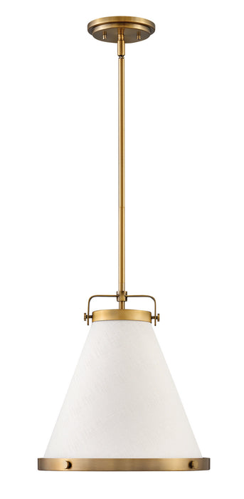 Hinkley 4997LCB LED Pendant, Lacquered Brass
