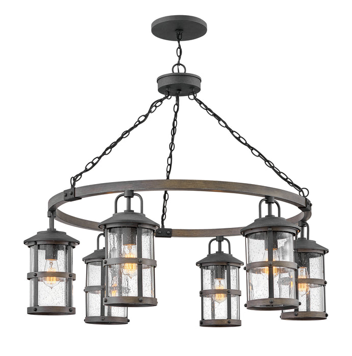 Hinkley 2689DZ LED Outdoor Lantern, Aged Zinc