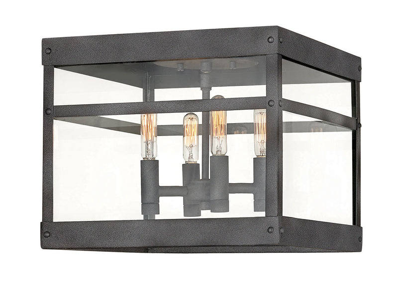 Hinkley 2803DZ LED Outdoor Lantern, Aged Zinc