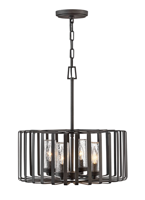 Hinkley 29504BGR LED Outdoor Lantern, Brushed Graphite